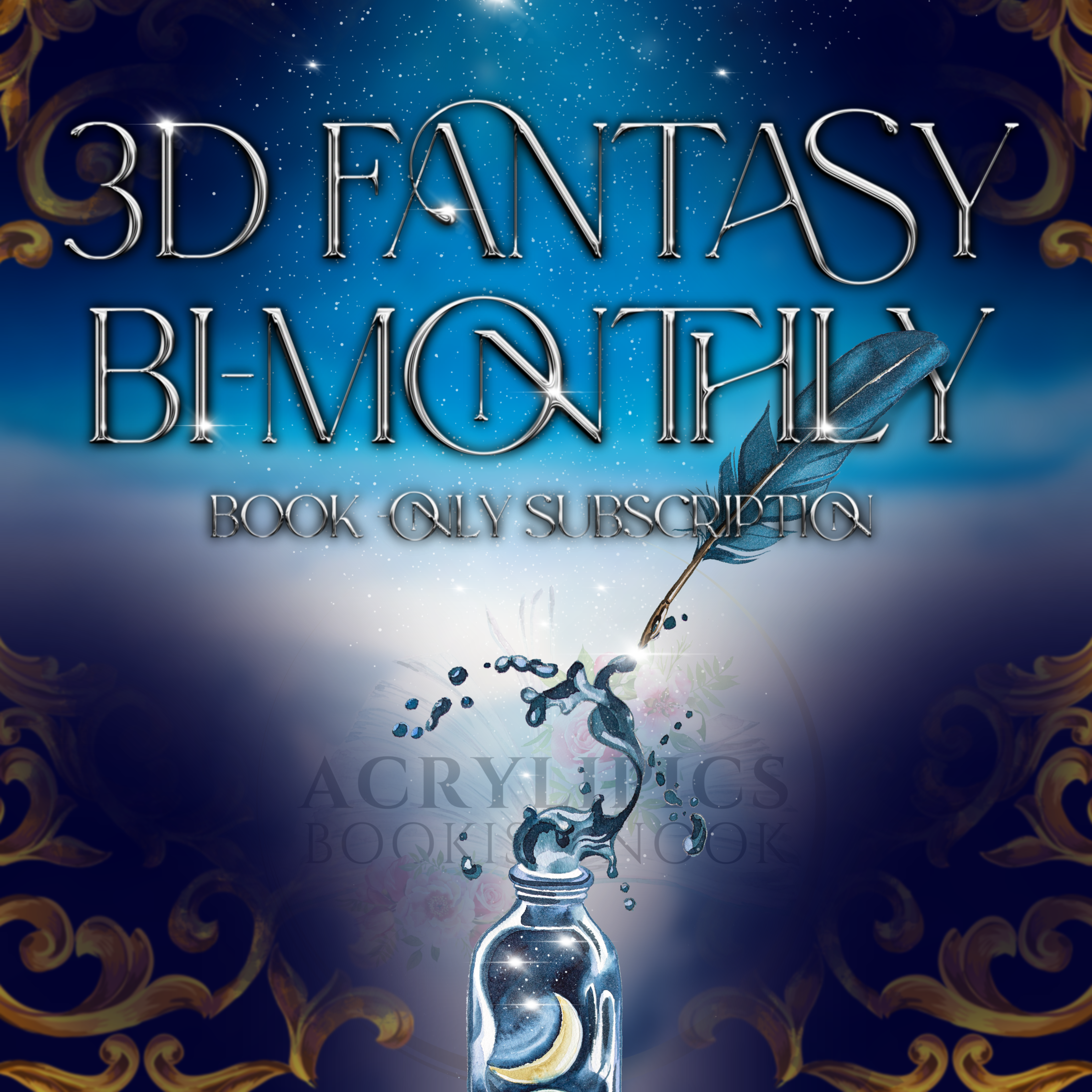 July 2026 AcryliPics Surprise 3D Book Only BI-MONTHLY Subscription