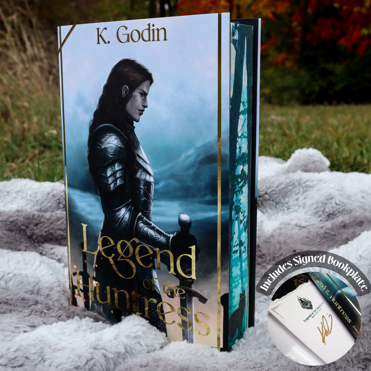 Legend of the Huntress Special Edition WITH Signed by the Author Bookplate Label