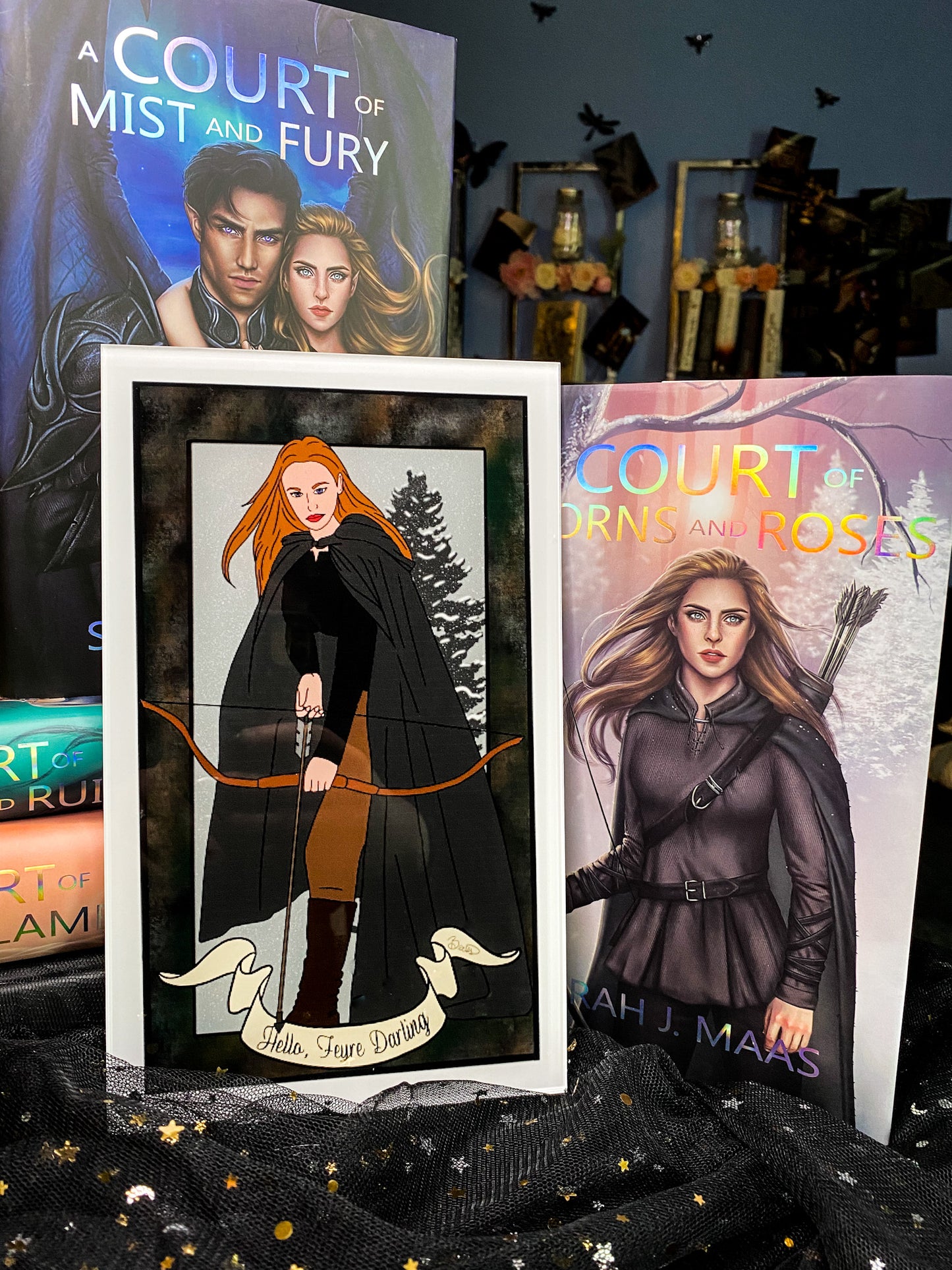 Feyre Archeron Tarot - A Court of Thorns and Roses Series - Stickable Acrylic Poster - Officially licensed by Sarah J. Maas - FA40