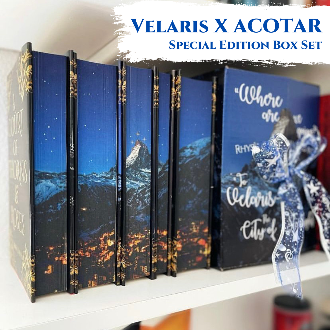 Book　Pag　X　Velaris　Special　Box　Edition　Printed　ACOTAR　Velaris　with　Set　–