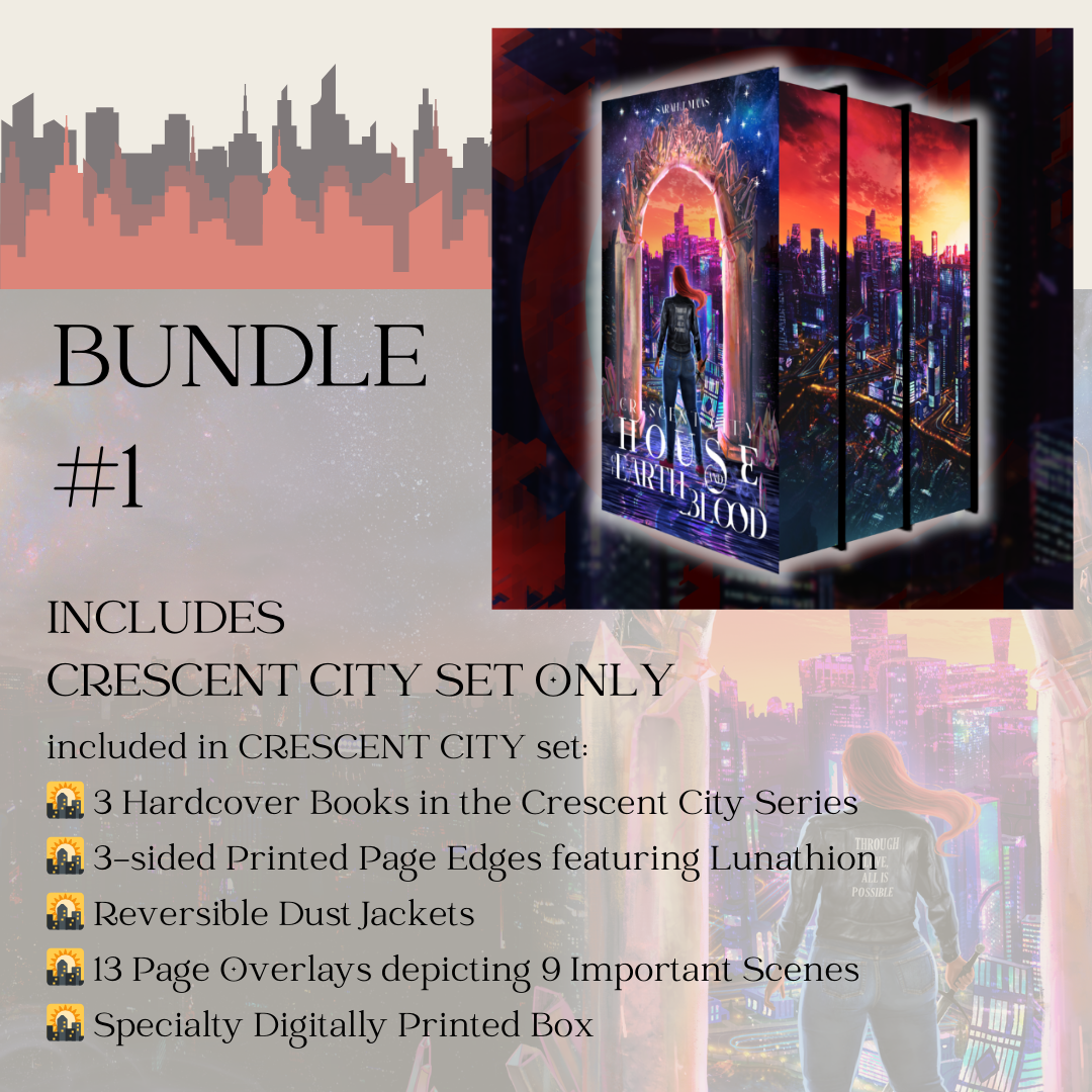 (BGC Early Access) Bundle 1: Crescent City Series by Sarah J. Maas - Special Edition Set - Batch 1: SHIPS AFTER CHRISTMAS