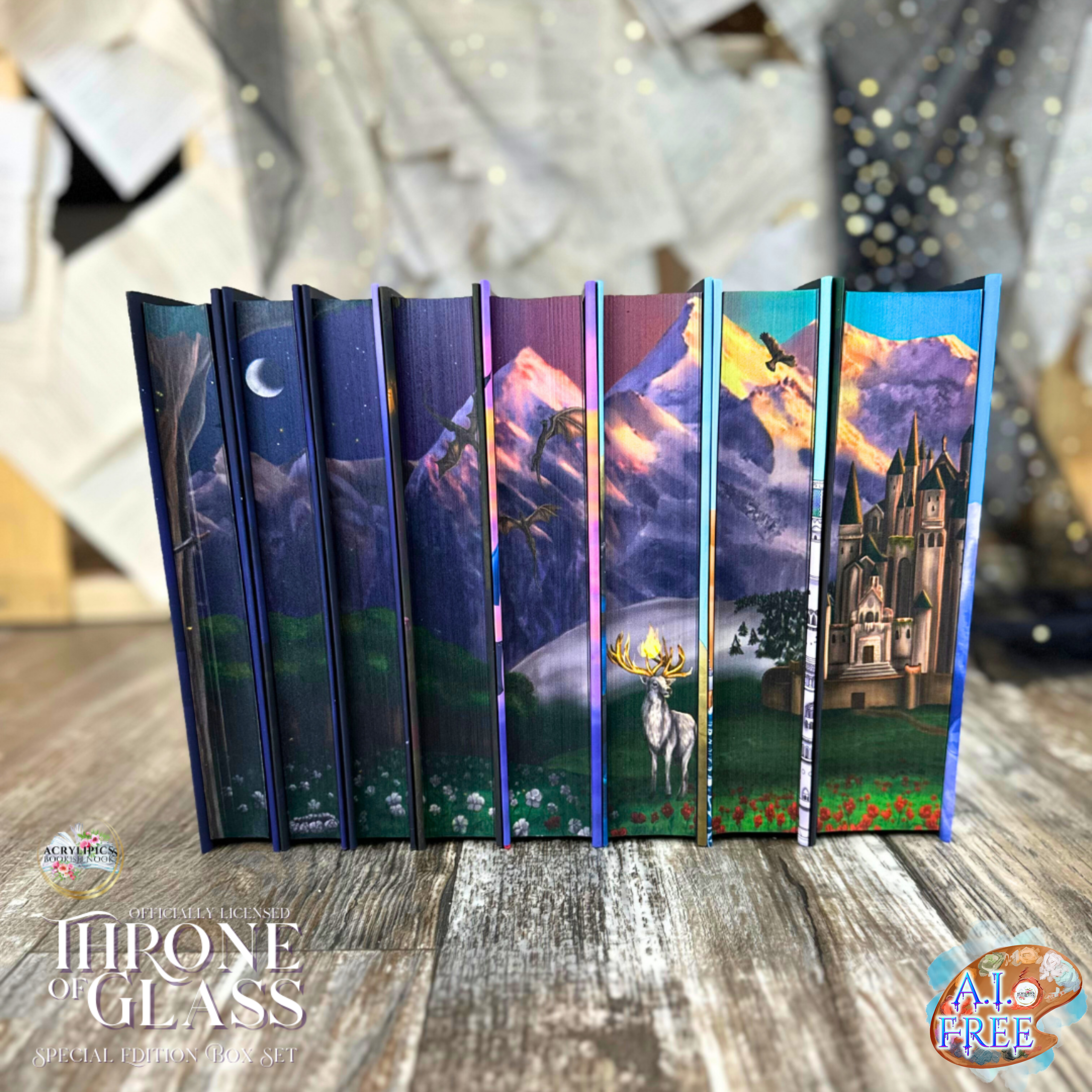 TOG X TERRASEN by Sarah J. Maas - Throne of Glass Special Edition Box Set - SHIPS BY THE END OF OCTOBER