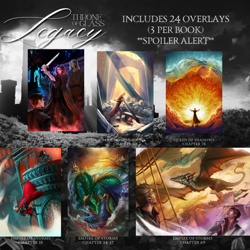 TOG LEGACY (OPTION 3: LOCATIONS DUST JACKETS) by Sarah J. Maas - Throne of Glass Special Edition Box Set - BATCH 1: SHIPS BY THE END OF MAY