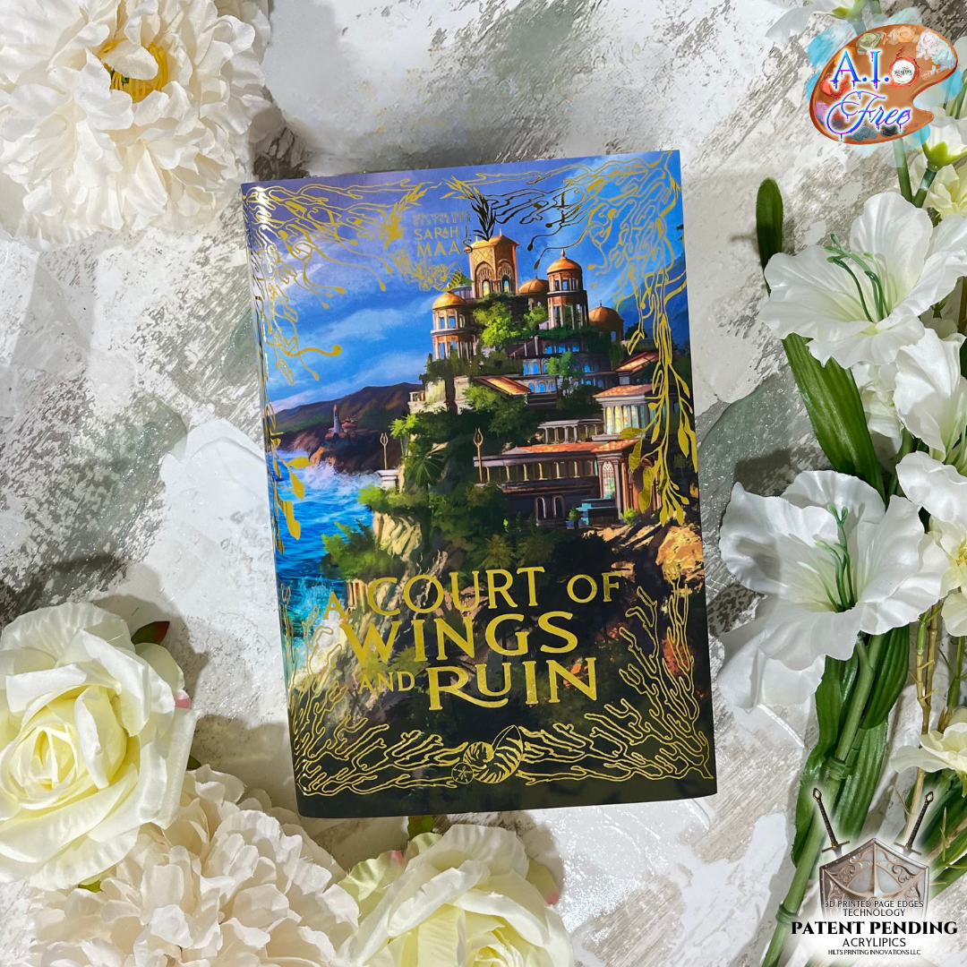 BLACK FRIDAY SALE: 3D PRINTED PAGES A Court of Wings and Ruin by Sarah J. Maas - 3D PATENT PENDING TECHNOLOGY - SHIPS BY THE END OF JANUARY (Copy)