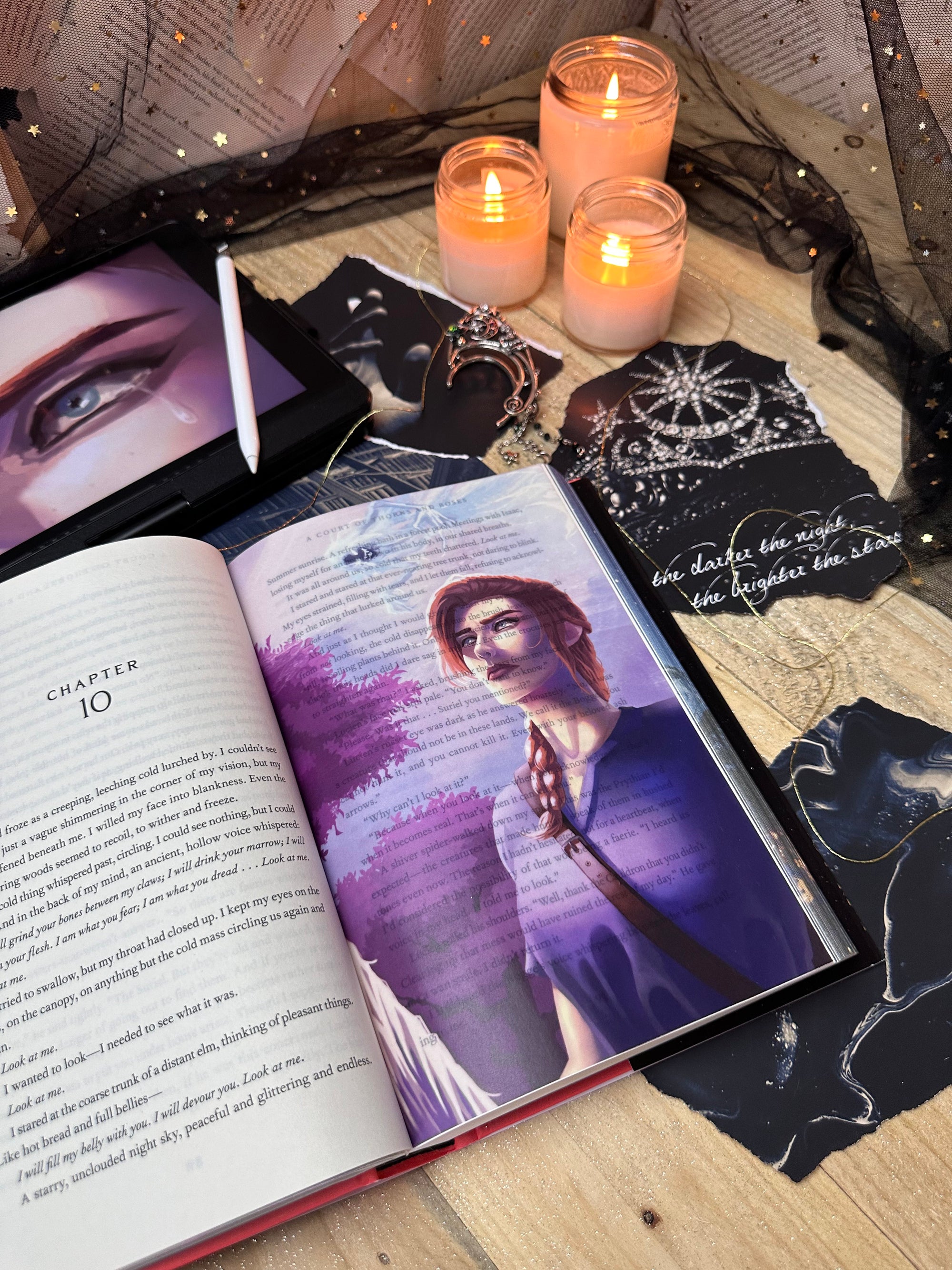 A Court of Thorns and Roses Chapter Overlay Set: Ch. 1-10