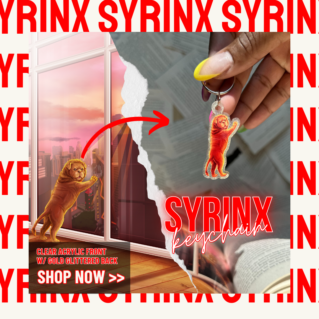 Syrinx Keychain - Crescent City Series - Officially licensed by Sarah J. Maas - D86