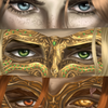 Eyes of ACOTAR - A Court of Thorns and Roses Series - Stickable Acrylic Poster - Officially licensed by Sarah J. Maas - FA36