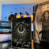A library worthy of the Night Court - A Court of Thorns and Roses Series - Freestanding Bookshelf / Desktop Acrylic Accessory - Officially licensed by Sarah J. Maas - D10