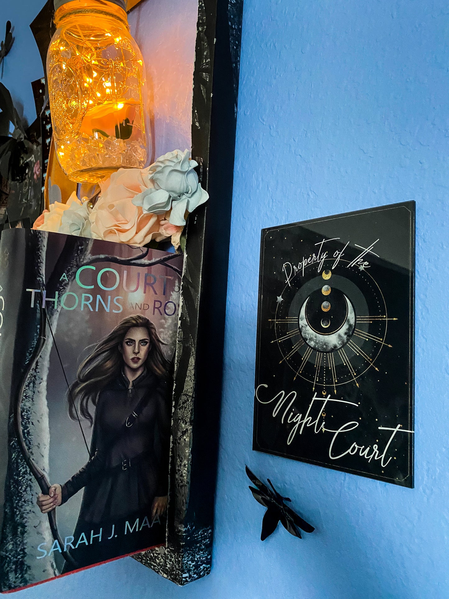 Property of the Night Court - A Court of Thorns and Roses Series - Stickable Acrylic Poster - Officially licensed by Sarah J. Maas