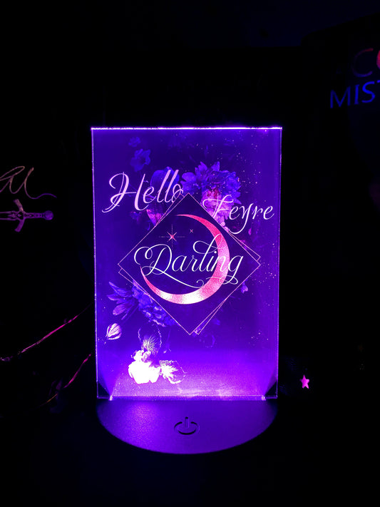 Hello, Feyre Darling - Light Up Base - Officially licensed by Sarah J. Maas