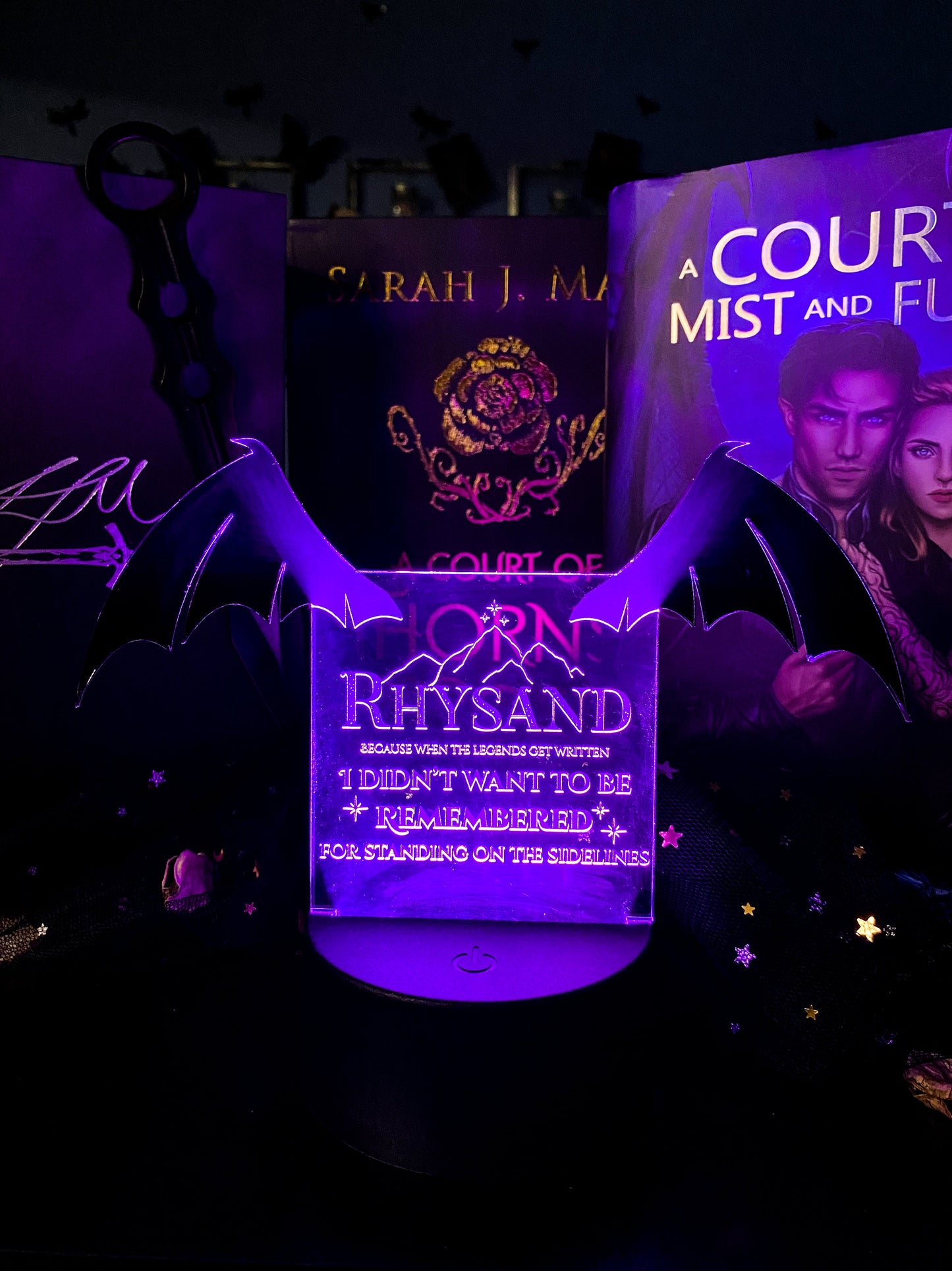 Rhysand wings - Light Up Base - Officially licensed by Sarah J. Maas