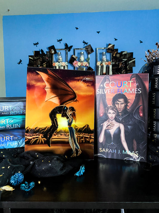 The Shadowsinger & The Valkyrie - A Court of Thorns and Roses Series - Stickable Acrylic Poster - Officially licensed by Sarah J. Maas - FA15