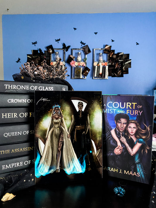 Heirs of Fire and Night - Throne of Glass Series - Stickable Acrylic Poster - Officially licensed by Sarah J. Maas - FA16