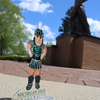 Game Face Sparty - Freestanding Bookshelf / Desktop Acrylic Accessory - Collegiate Licensed Product - MSU4