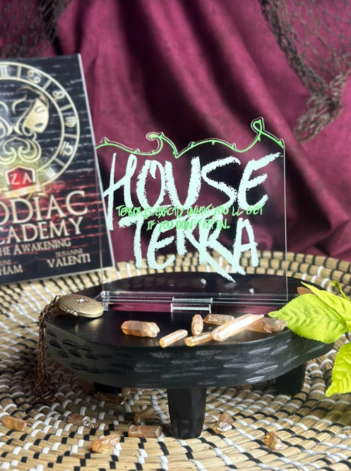 House Terra - Zodiac Academy - Freestanding Bookshelf / Desktop Acrylic Accessory - Officially licensed - D66